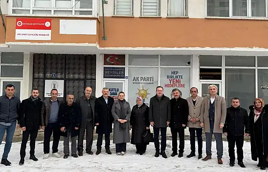 AK Parti İl Başkanı Ahmet Sevgilioğlu, Seydiler İlçe Teşkilatını Ziyaret Etti