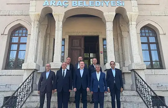 AK Parti Kastamonu İl Başkanı Ahmet Sevgilioğlu'ndan Belediye Başkanı Süleyman Yazkan'a Ziyaret