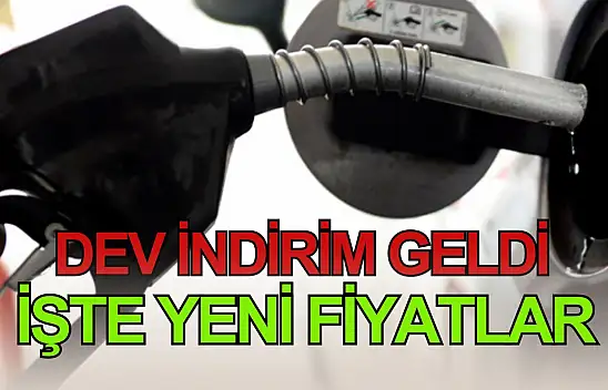 Akaryakıta Dev İndirim Geldi, İşte Yeni Fiyatlar