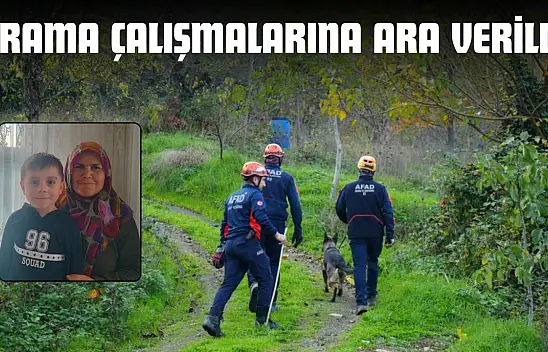 Arama Çalışmalarına Ara Verildi