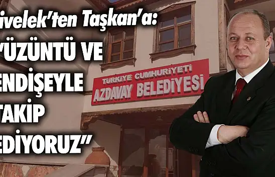 Azdavay'da Eski Başkan Civelek'ten Yeni Başkan Taşkan'a Mesaj!
