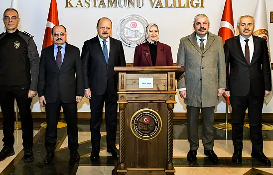 Bakan Yardımcısı Yenigün'den Kastamonu Valiliğine ziyaret