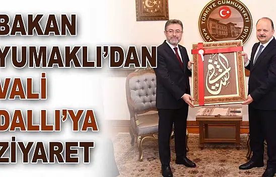 Bakan Yumaklı'dan Vali Dallı'ya Ziyaret