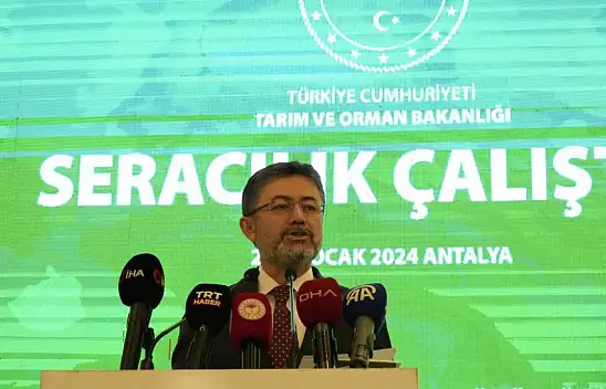 Bakan Yumaklı: 'Seracılığın Yüzde 40'ı Kayıt Altında Değil'