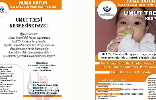 Barış Bebek İçin Umut Olacaklar
