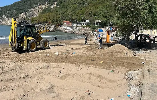Bartın'da Yağış Sonrası Temizlik