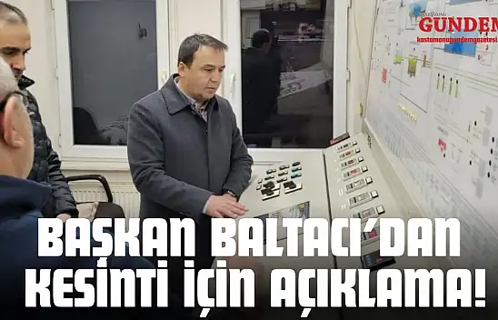 Başkan Baltacı'dan Kesinti İçin Açıklama!