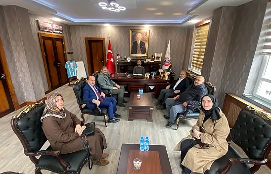 Başkan Kavaklıgil Misafirlerini Ağırladı