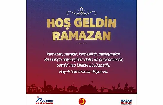 Belediye Başkanı Hasan Baltacı'dan Ramazan Ayı Mesajı