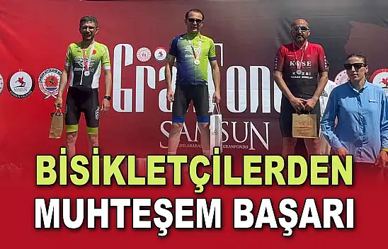 Bisikletçilerden Muhteşem Başarı