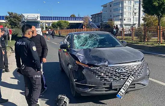 Bolu'da O Çocuğa Otomobil Çarptı