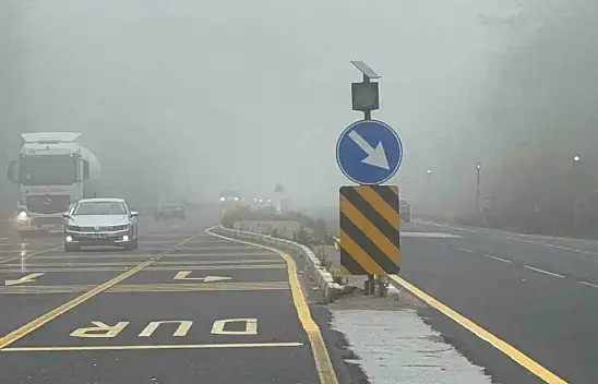 Bolu Dağı'nda Sis Etkili Oluyor