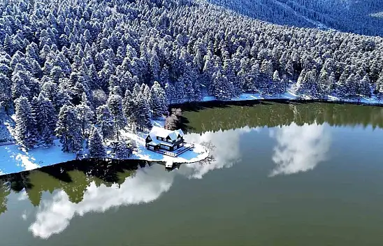Bolu'nun İncisi Beyaz Gelinliğini Giydi