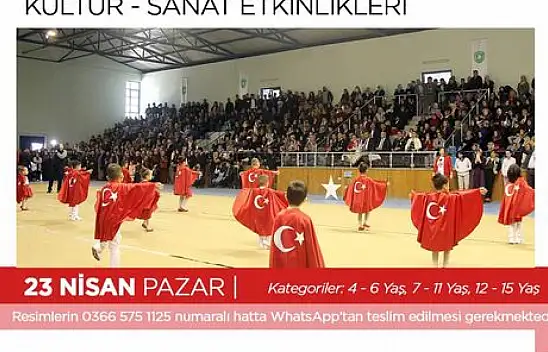 Bozkurt Belediyesi'nden 23 Nisan resim yarışması