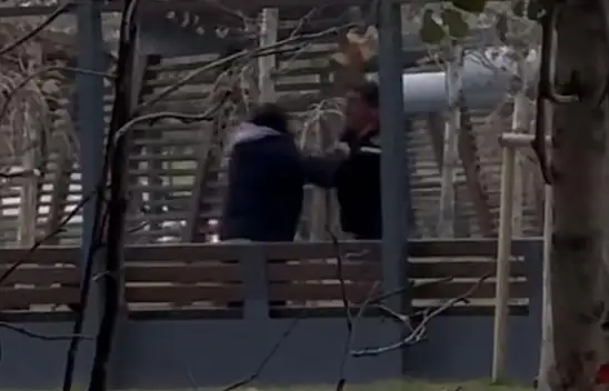 Bu Kez Erkeğe Şiddet Kamerada
