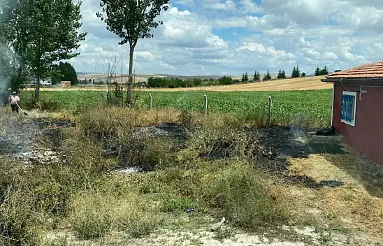 Çıkan Yangın Korkuttu