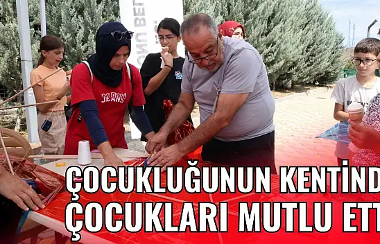 Çocukluğunun Kentinde Çocukları Mutlu Etti