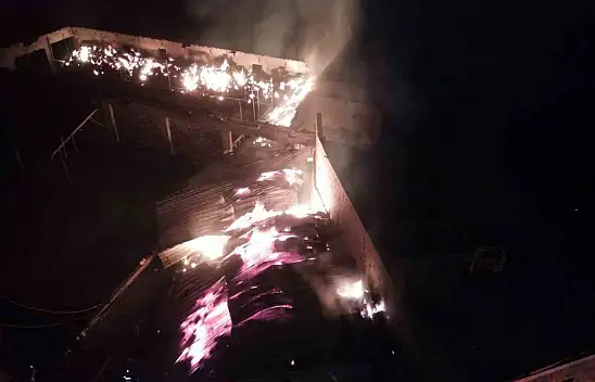 Çorum'da Yangın!