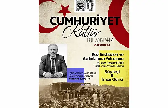Cumhuriyet Kültür Buluşmalarının 4'üncüsü Gerçekleştirilecek