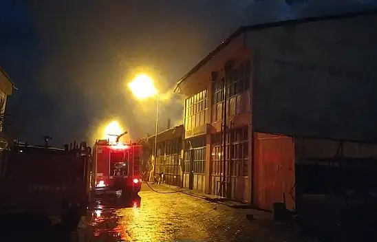 Daday'da Mobilya Tesisinde Korkutan Yangın!