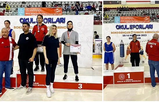 Eflin Özcan Türkiye üçüncüsü oldu
