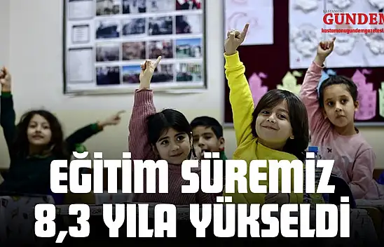 Eğitim Süremiz 8,3 Yıla Yükseldi