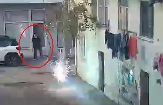 Elektrik Teli Bomba Gibi Patladı