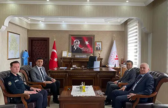 Emniyet Heyetinden Kaymakam Karaselvi'ye Ziyaret