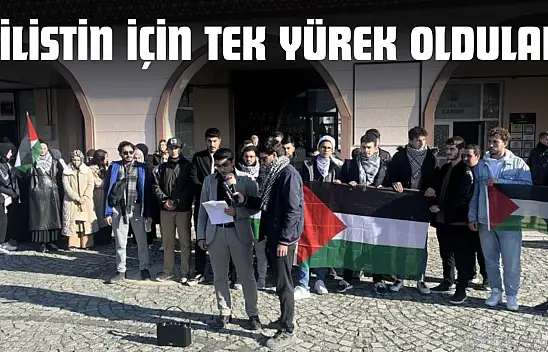 Filistin İçin Tek Yürek Oldular
