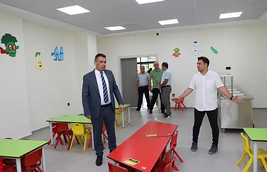 Halime Çavuş Özel Eğitim Anaokulu'nu İncelediler