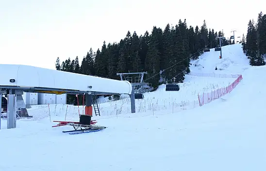 Ilgaz'da Kar Kalınlığı 17 Santimetre Oldu