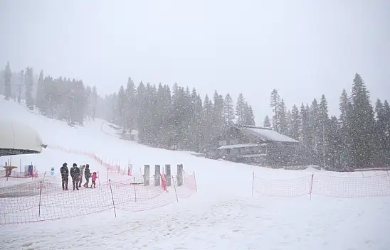 Ilgaz Dağı'nda Kar Yağışı Etkili Oluyor