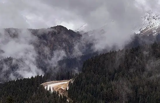 Ilgaz Dağı'nda Sis Etkili Oldu