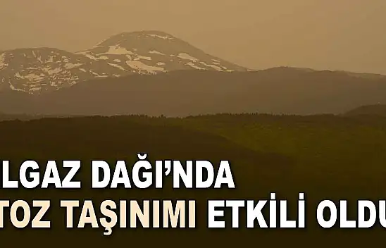 Ilgaz Dağı'nda Toz Taşınımı Etkili Oldu