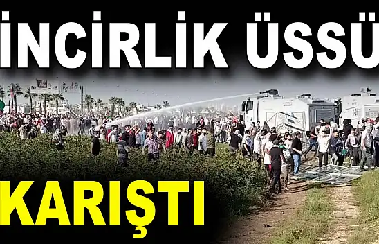 İncirlik Üssü'ne Girmeye Çalışan Gruba Müdahale