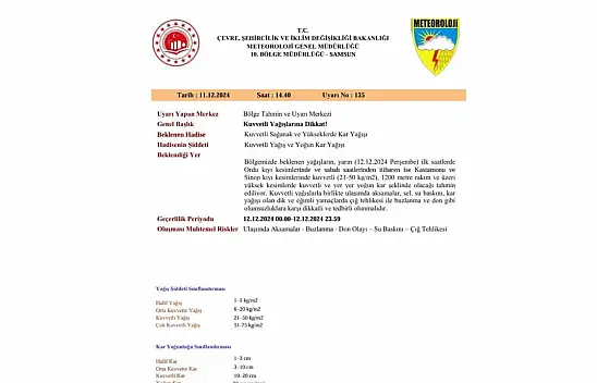 İnebolu Belediyesi Uyardı