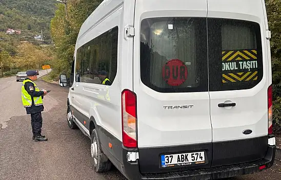 İnebolu'da Okul Servisleri Denetlendi