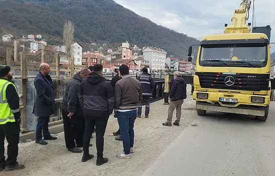 İnebolu'da Selde Yıkılan O Köprü Yeniden İnşa Ediliyor
