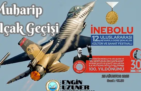 İnebolu'da Uçak Geçit Töreni Provası Yapılacak