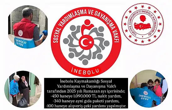 İnebolu SYDV, Ramazan'da Yalnız Bırakmadı