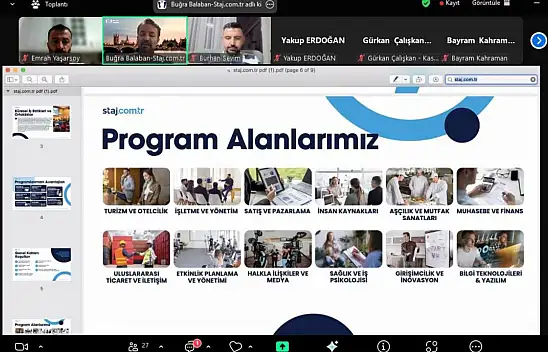 İş İmkanı İçin Webinar Düzenlendi