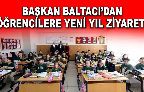 Kastamonu Belediye Başkanı Baltacı'dan Öğrencilere Yeni Yıl Ziyareti