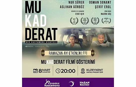 Kastamonu Belediyesi'nden 8 Mart Dünya Kadınlar Günü'ne Özel Açık Hava Sineması