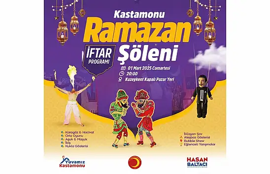 Kastamonu Belediyesi'nden Ramazan'a Özel Şölen