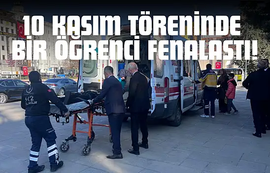 Kastamonu'da 10 Kasım Töreninde Bir Öğrenci Fenalaştı