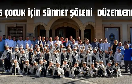 Kastamonu'da 75 Çocuk İçin Sünnet Şöleni Düzenlendi
