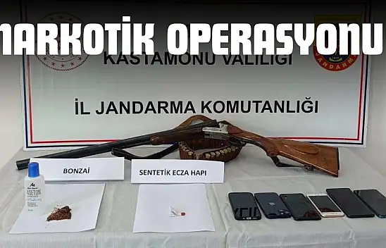 Kastamonu'da Narkotik Operasyonu!