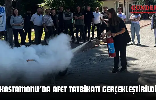 Kastamonu'da Afet Tatbikatı Gerçekleştirildi