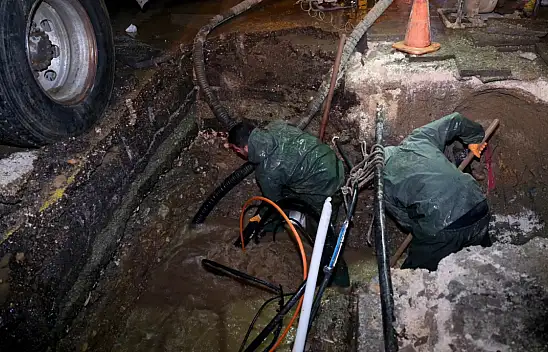 Kastamonu'da Altyapı Arızasına Gece Müdahalesi