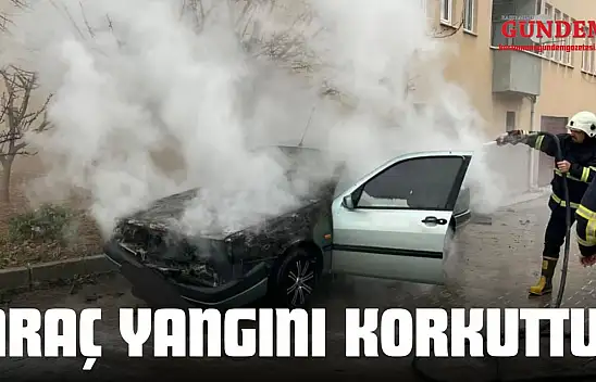 Kastamonu'da Araç Yangını Korkuttu!